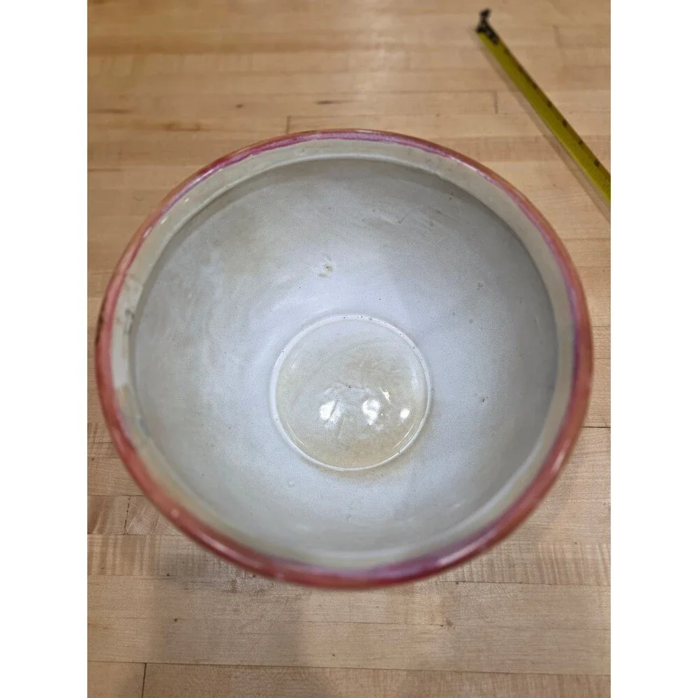 Vintage Gift Magic Bless Us One And All Snowman Forest Friends Mixing Bowl
